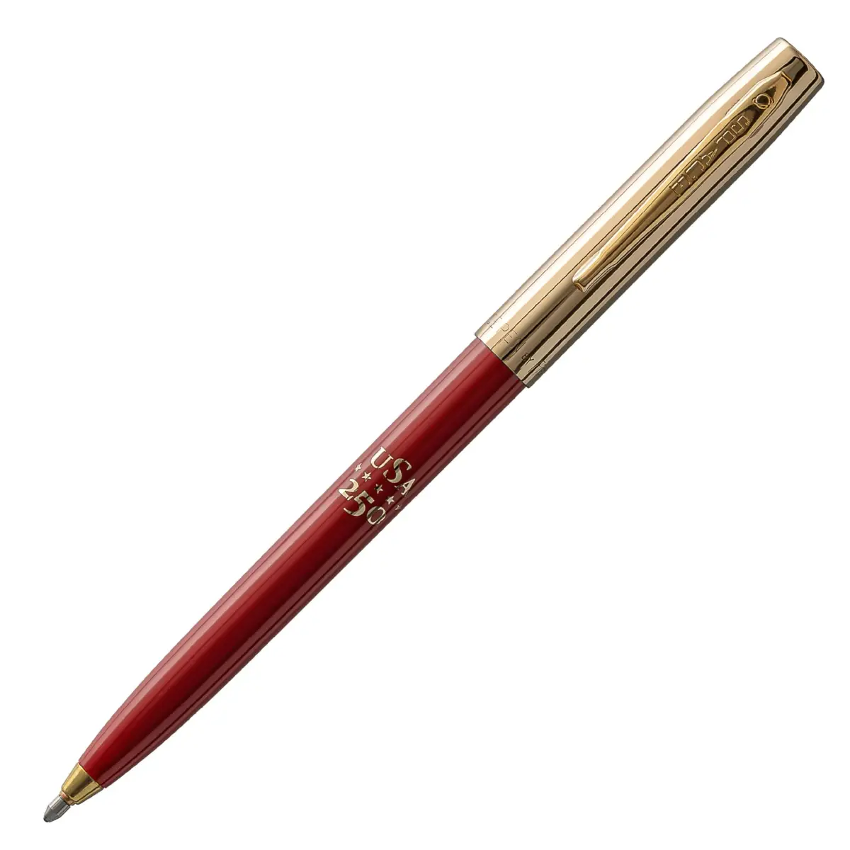 Fisher Space Pen Red and Gold United States 250 Imprint Cap-O-Matic Pen - Writes Upside Down - main product image