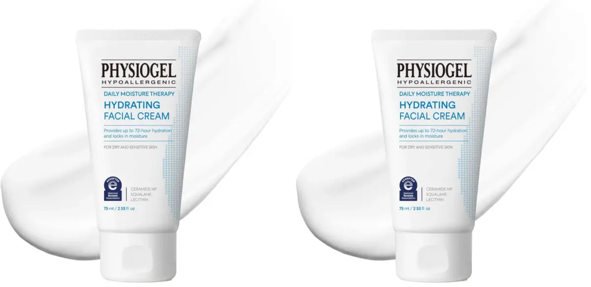 PHYSIOGEL Daily Moisture Therapy Hydrating Facial Cream Pack of 2 | 150ml (5 Fl Oz) Lightweight Face Moisturizer for Dry & Sensitive Skin - main product image