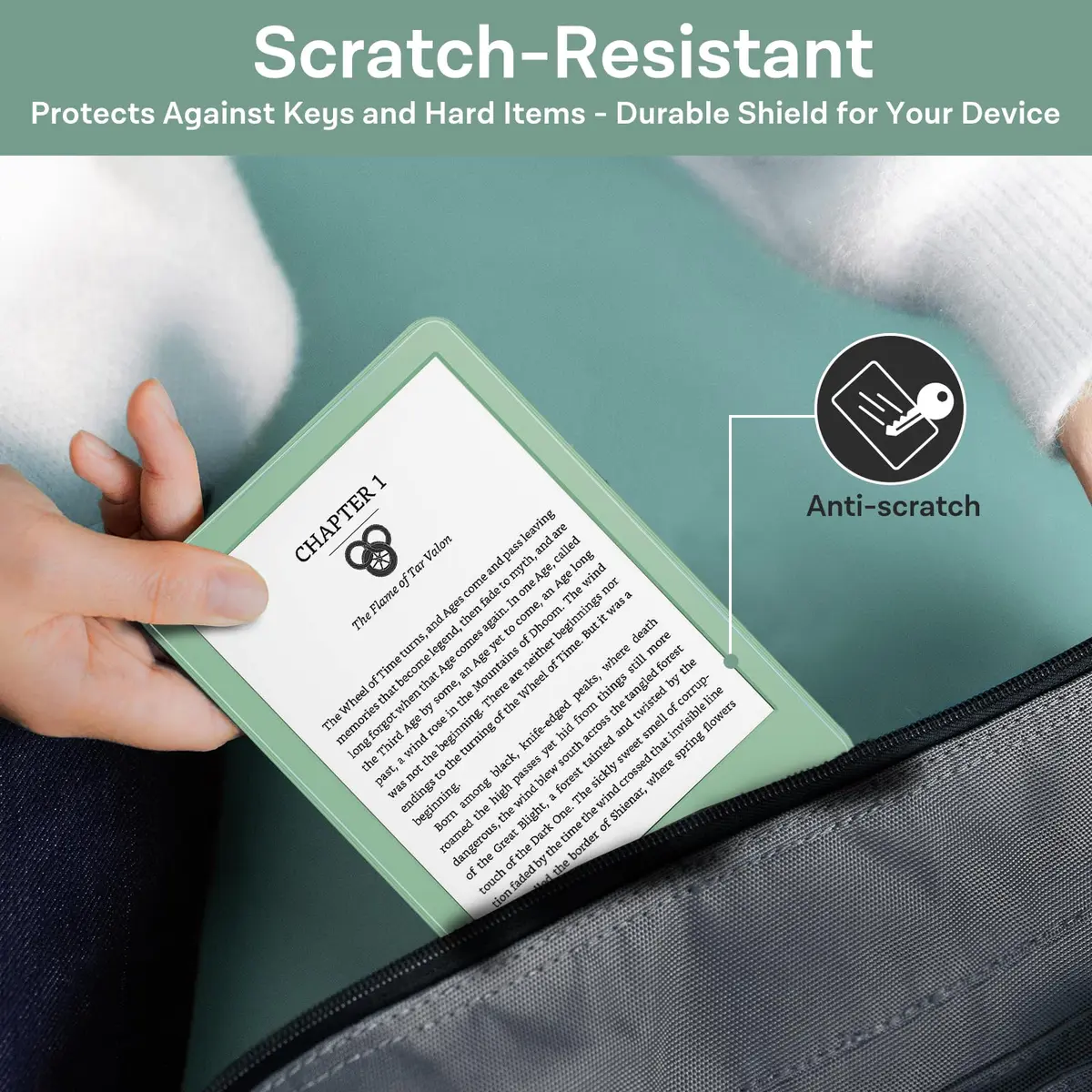 CoBak 4 Pack Matte Screen Protector for 6" Display | Anti-Glare, Scratch Resistant, Precise Fit - view 5