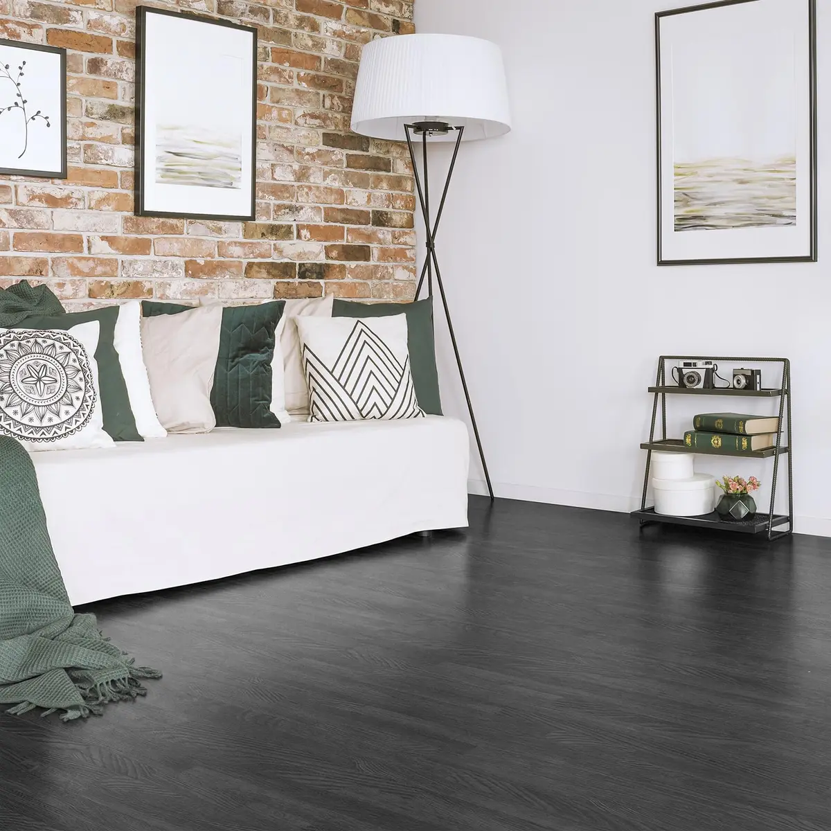 HAPPYGRILL Interlocking Wood Grain EVA Foam Floor Tiles | 25 PCS, 100 Sq. Ft, Anti-Slip, Easy to Install - view 2