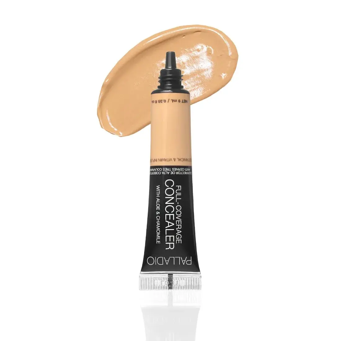 Palladio Full Coverage Concealer Creamy Face & Under Eye Formula 10g (0.35 oz) | Evens Skin Tone & Disguises Dark Circles - view 4