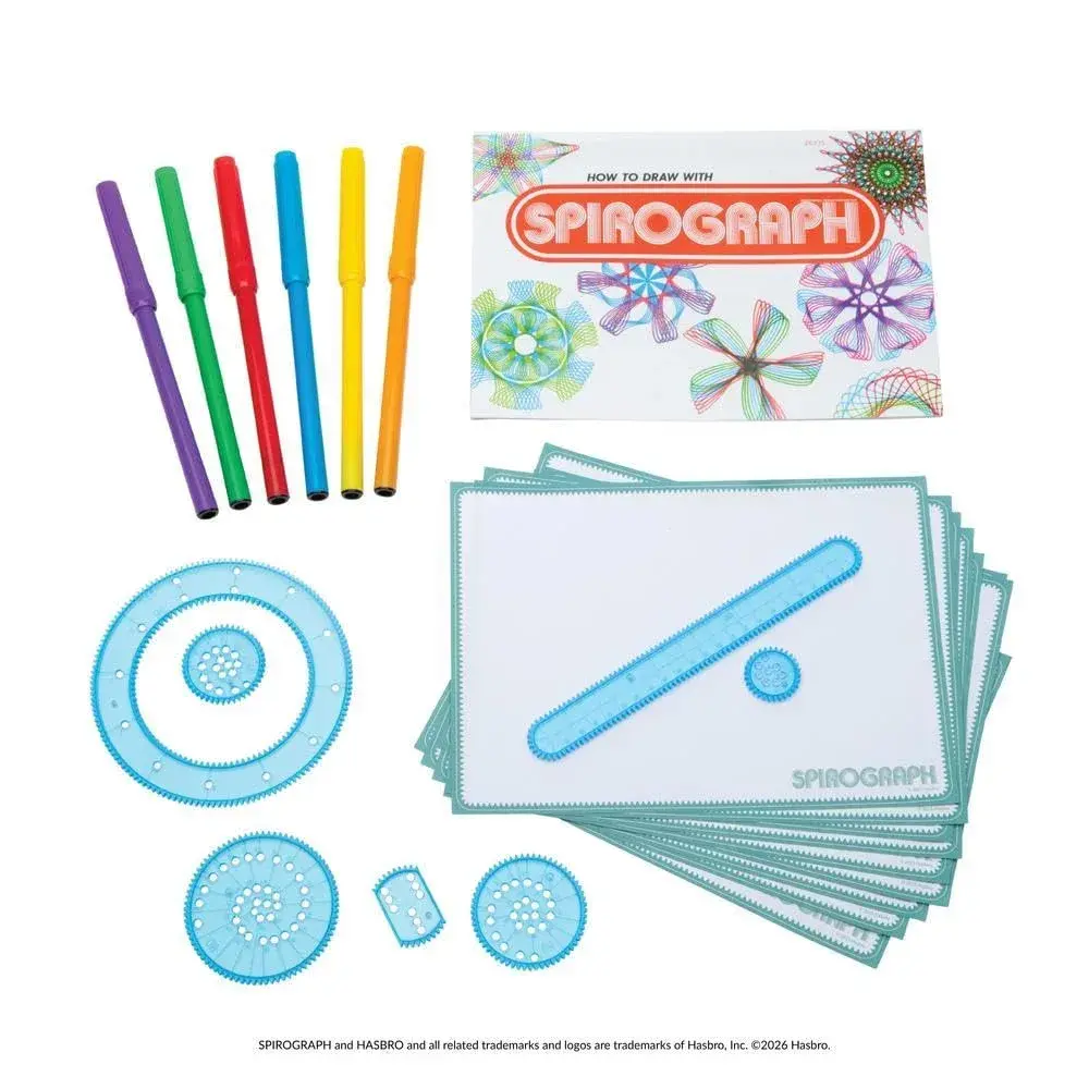 Spirograph Retro Lunchbox Art Kit | Ages 8+ | 21.6cm (8.5in) Length - view 2