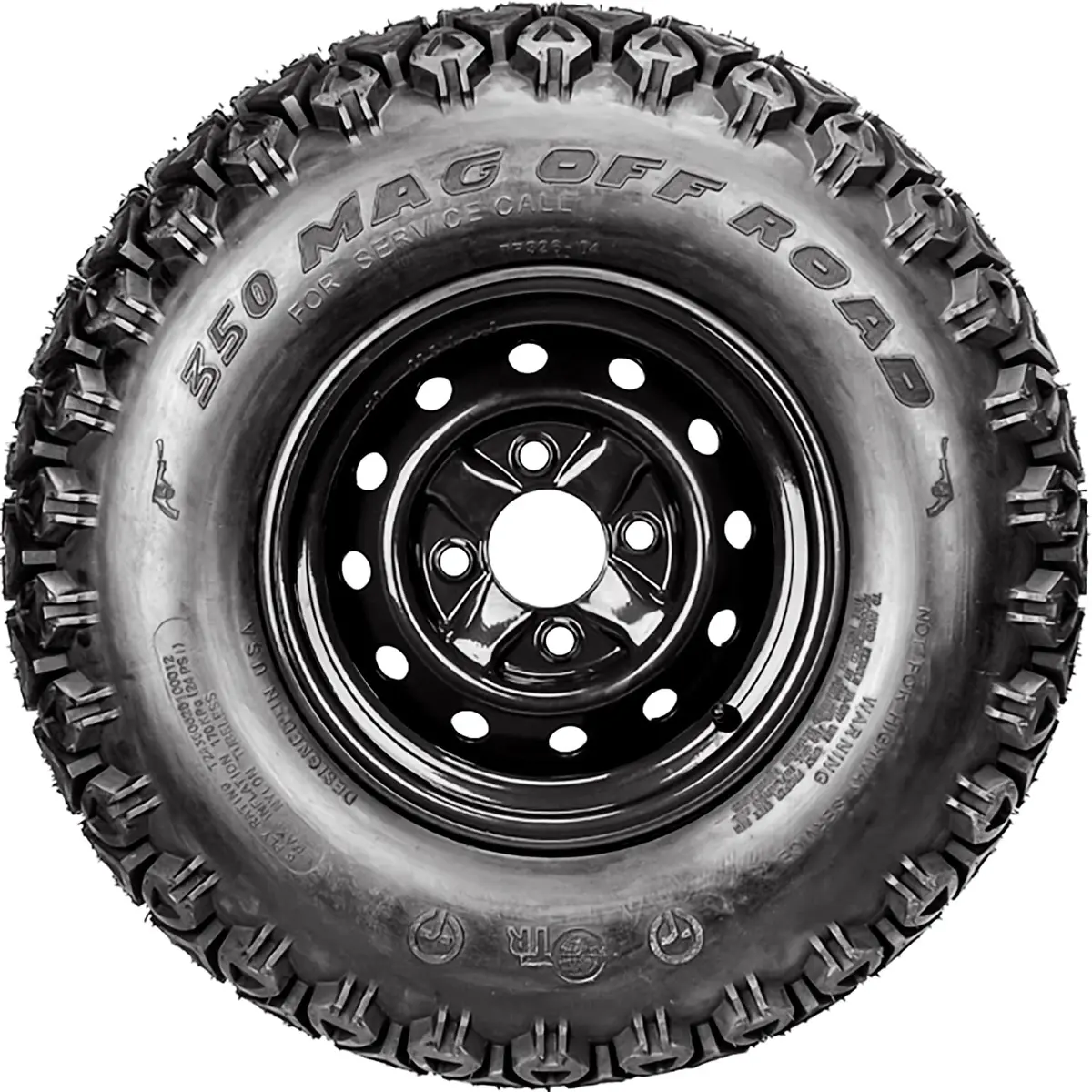 OTR 350 Mag 26x12.00-12 All Terrain 86J 6 Ply Bias Tire | Year-Round Off-Road Traction - view 3