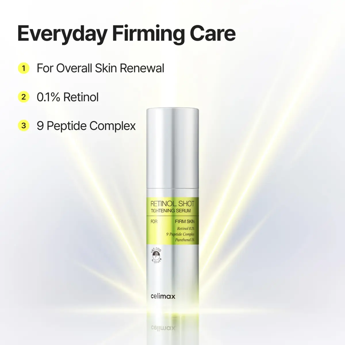 celimax The Vita A Retinal Shot Tightening Booster Serum 48ml (1.61 Fl Oz) | Advanced Wrinkle & Pore Care - view 5