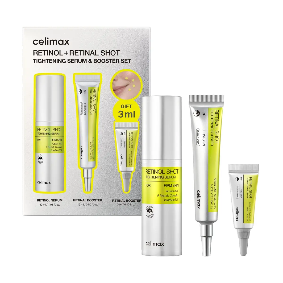 celimax The Vita A Retinal Shot Tightening Booster Serum 48ml (1.61 Fl Oz) | Advanced Wrinkle & Pore Care - view 2