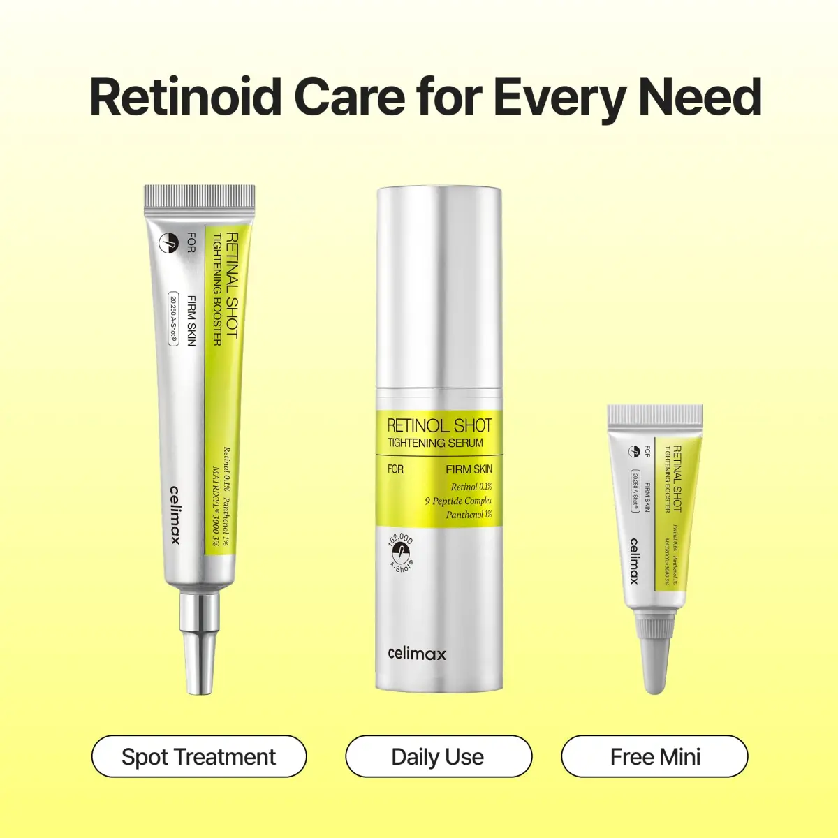celimax The Vita A Retinal Shot Tightening Booster Serum 48ml (1.61 Fl Oz) | Advanced Wrinkle & Pore Care - view 3