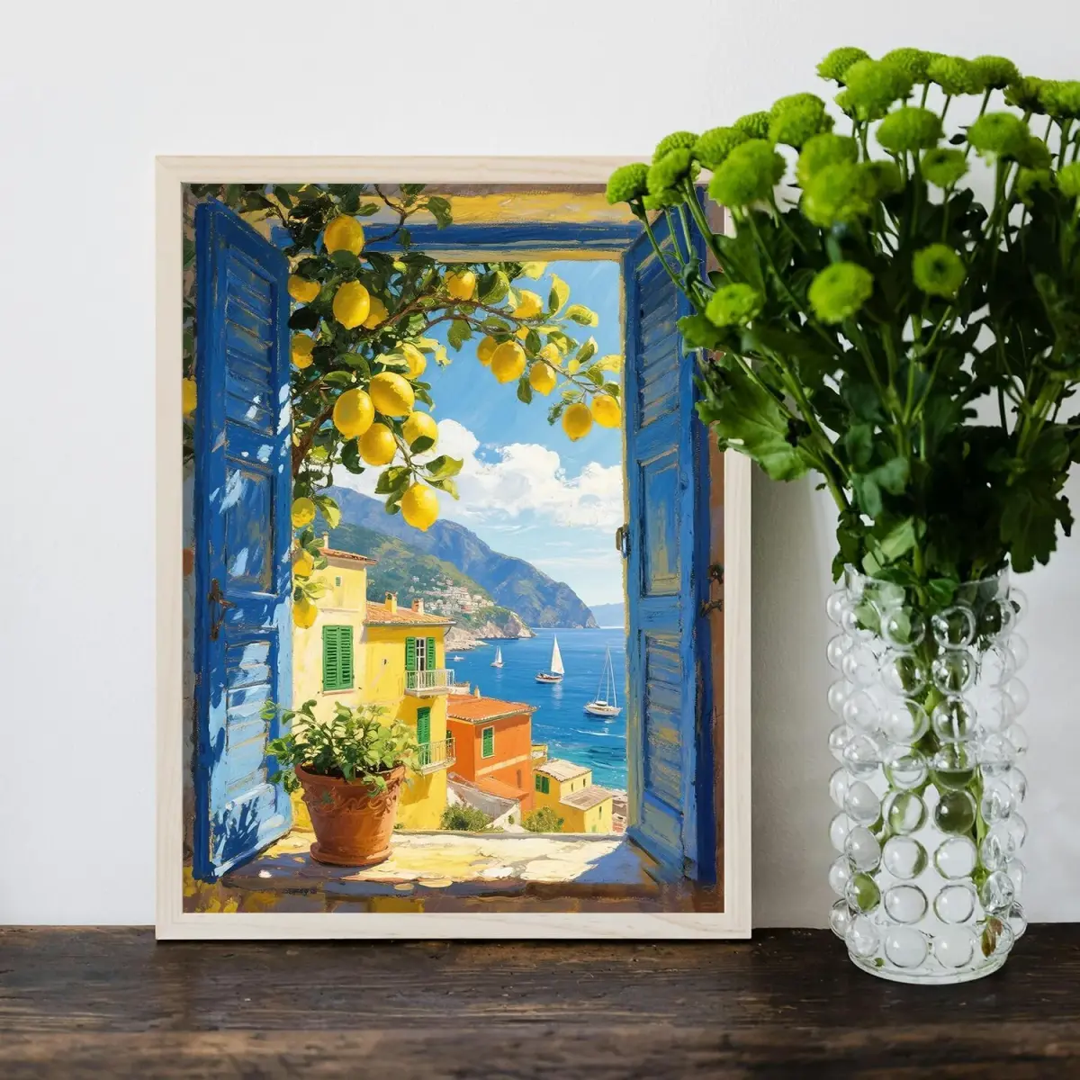 MBNTJHT Lemon Tree Stamped Cross Stitch Kit for Adults & Beginners 12x16 Inch | Easy DIY Needlepoint Art Craft - view 3