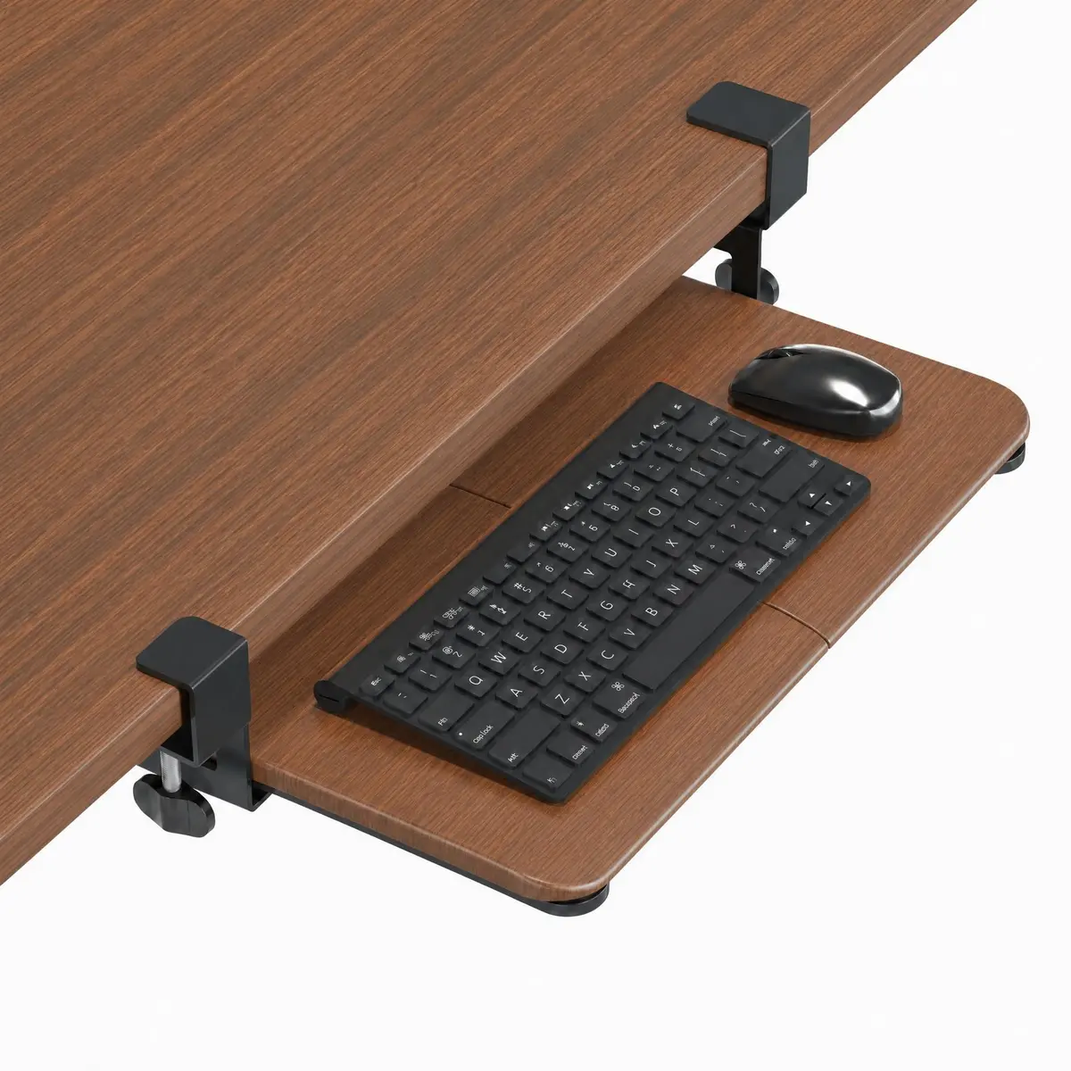BONTEC Under Desk Keyboard Tray 20" x 11.8" | Space-Saving Ergonomic Platform - main product image