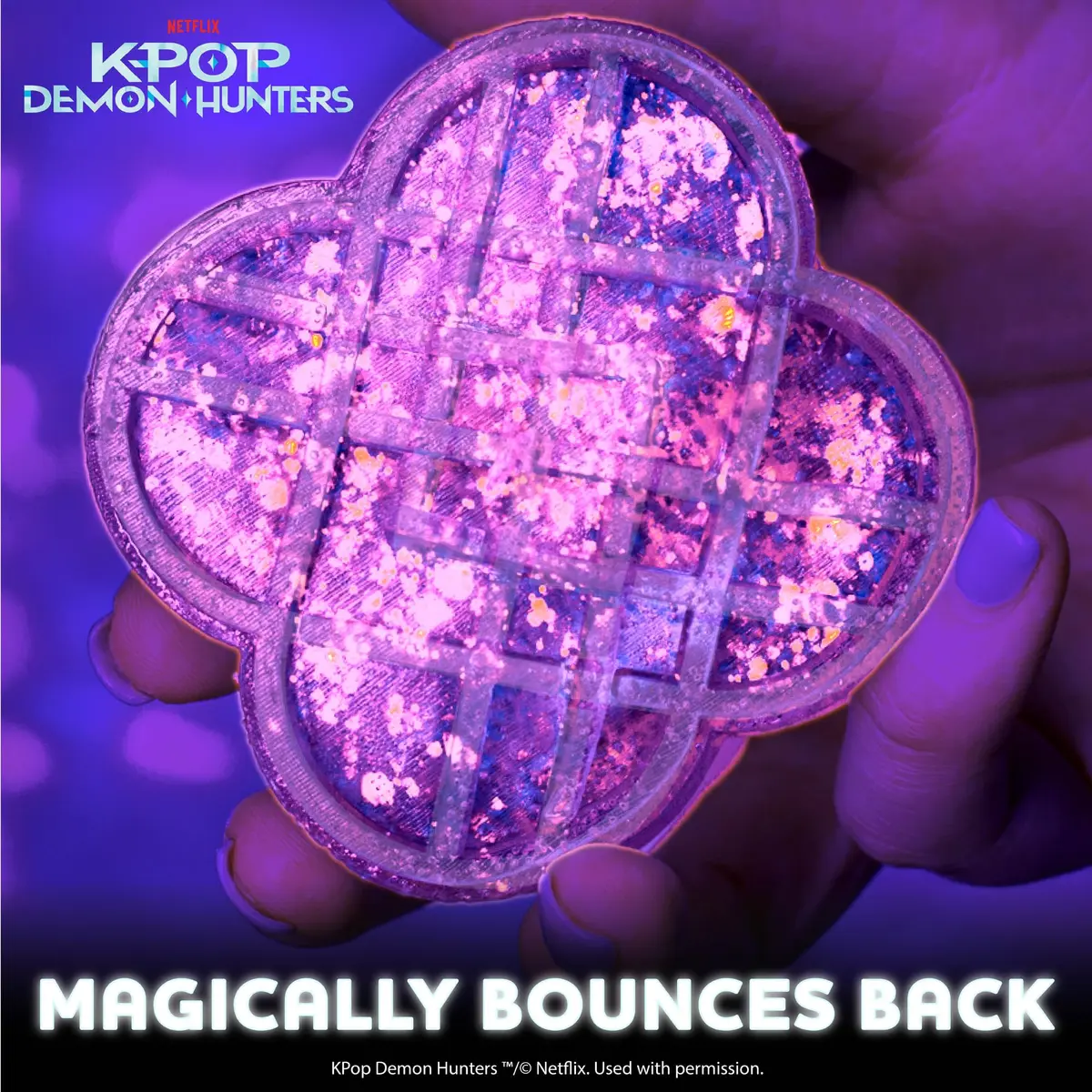 Horizon Group USA KPop Demon Hunters HUNTR/X Gelli Gels | Slow-Flow Glitter Squishy Sensory Toy for Kids & Teens - view 4