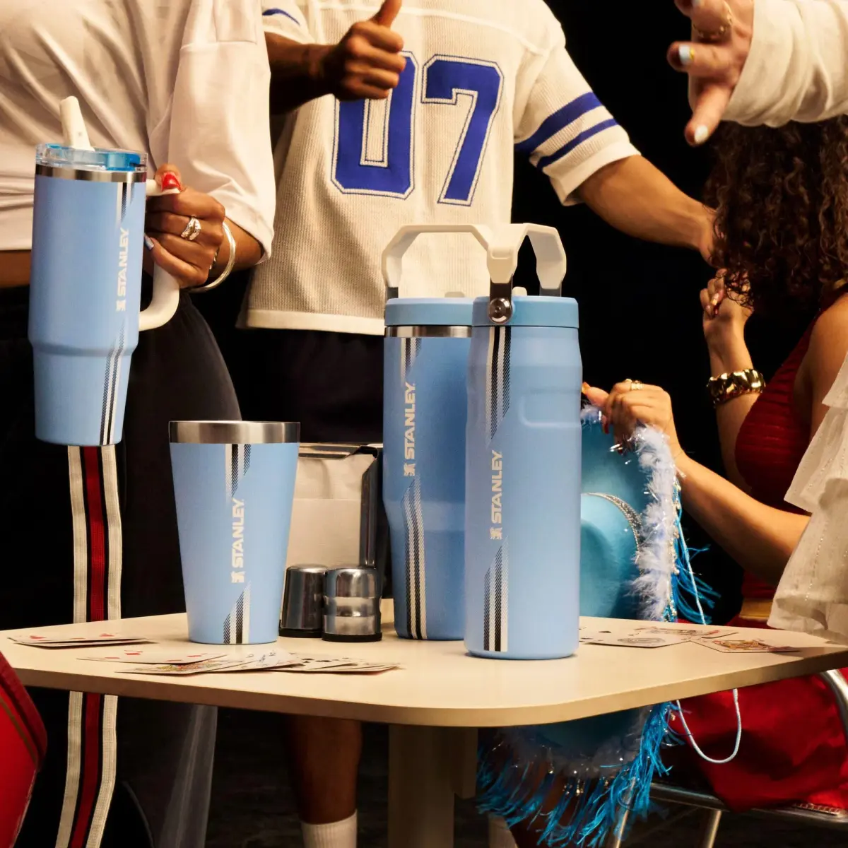 STANLEY IceFlow 2.0 Flip Straw Tumbler - 30 oz, Team Light Blue White - view 4