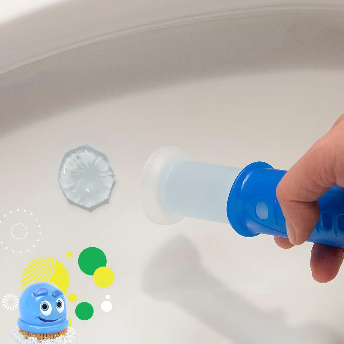Scrubbing Bubbles Fresh Gel Toilet Bowl Cleaning Stamps Rainshower Scent 6 Stamps | Helps Keep Toilet Clean & Prevent Limescale - view 5