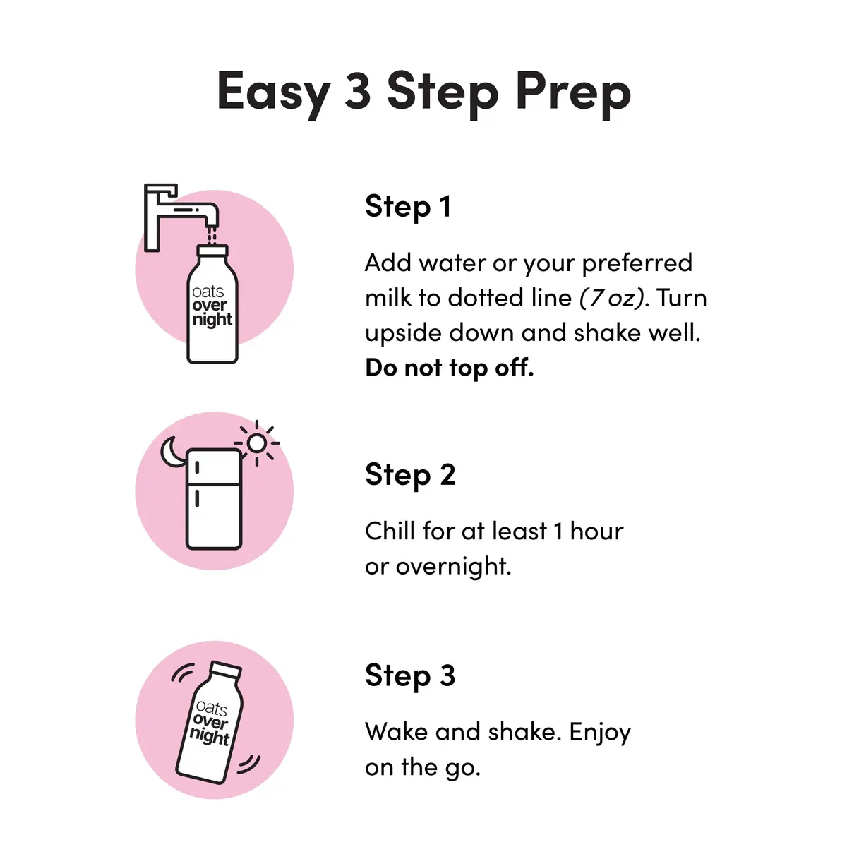 Oats Overnight Fruity Cereal High Protein Oatmeal Shake 2 oz | Ready-to-Drink Breakfast & Recovery - view 4