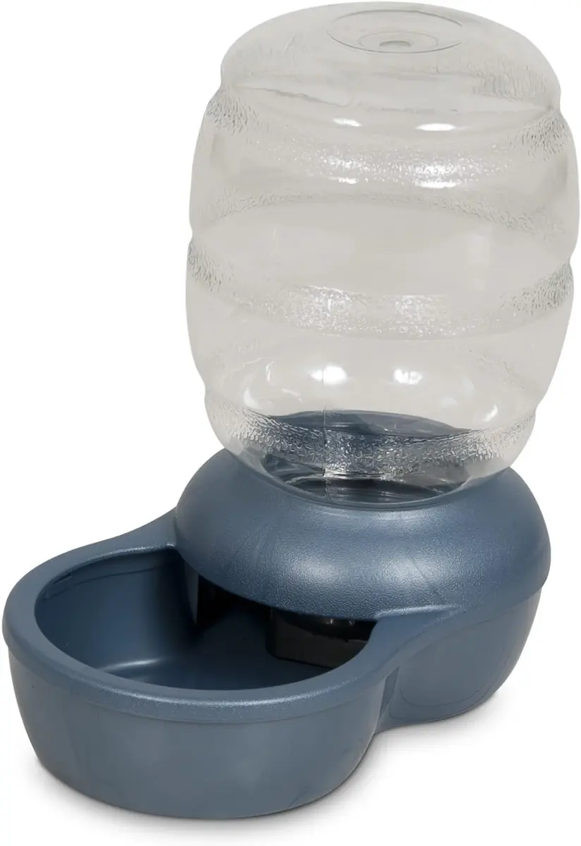Petmate Replendish Gravity Waterer 0.5 Gallon (1.89 L) Blue Pack of 6 | Continuous Filtered Water Supply for Dogs and Cats - main product image