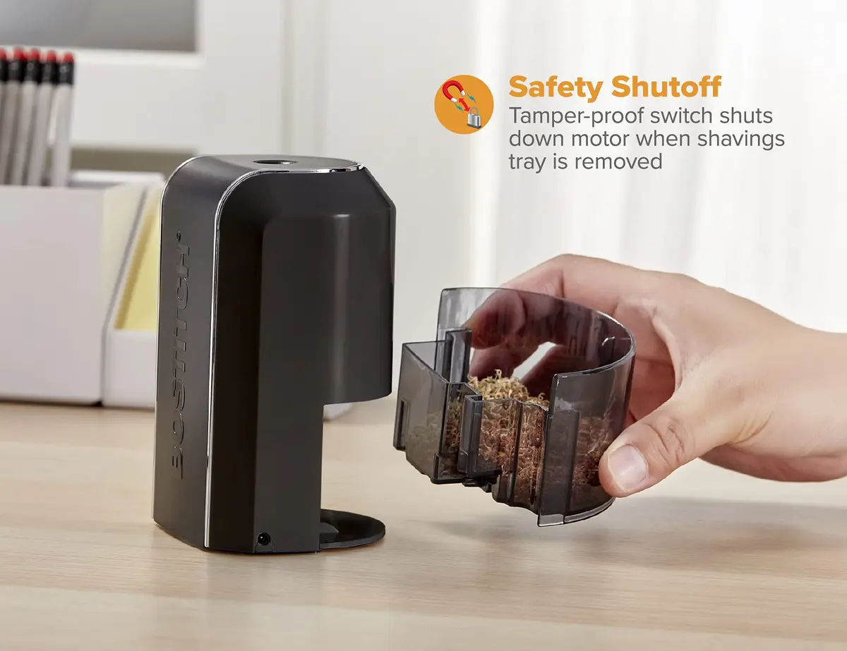 Bostitch Office Vertical Electric Pencil Sharpener Pack of 9 | Powerful Stall-Free Motor - view 4