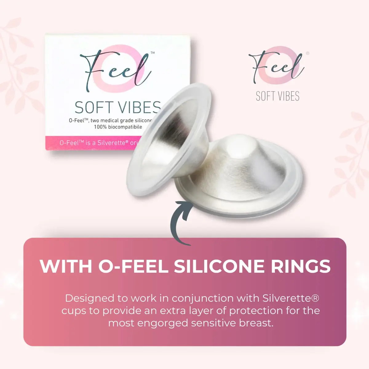 Silverette The Original Silver Nursing Cups, Pure 925 Silver Nipple Shields for Breastfeeding Essentials (1 Pair) - view 7