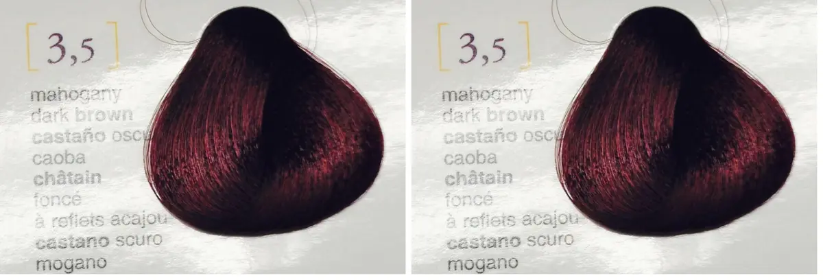 Salermvison Hair Coloring Cream #3.5 Dark Chestnut Mahogany 75 ml | Long-lasting Gray Coverage with Natural Oils - main product image