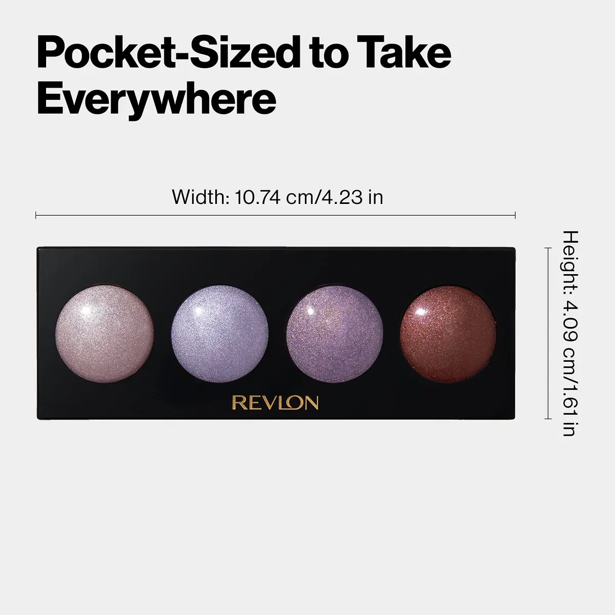 REVLON Illuminance Creme Shadow Skinlights 4 Shades 0.12oz (0.24oz Total) | Blendable Creme Eye Makeup - view 5