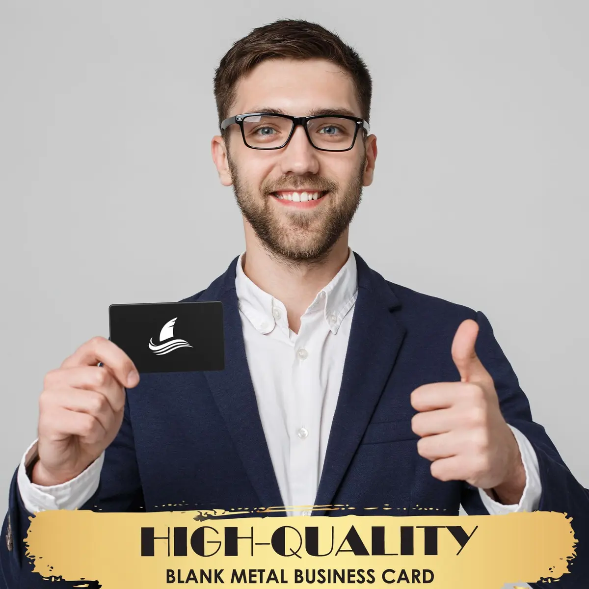 weparmeety 100Pcs Aluminum Business Cards 86 x 54mm | Laser Engraving Blanks for Crafting & Gifts - view 7