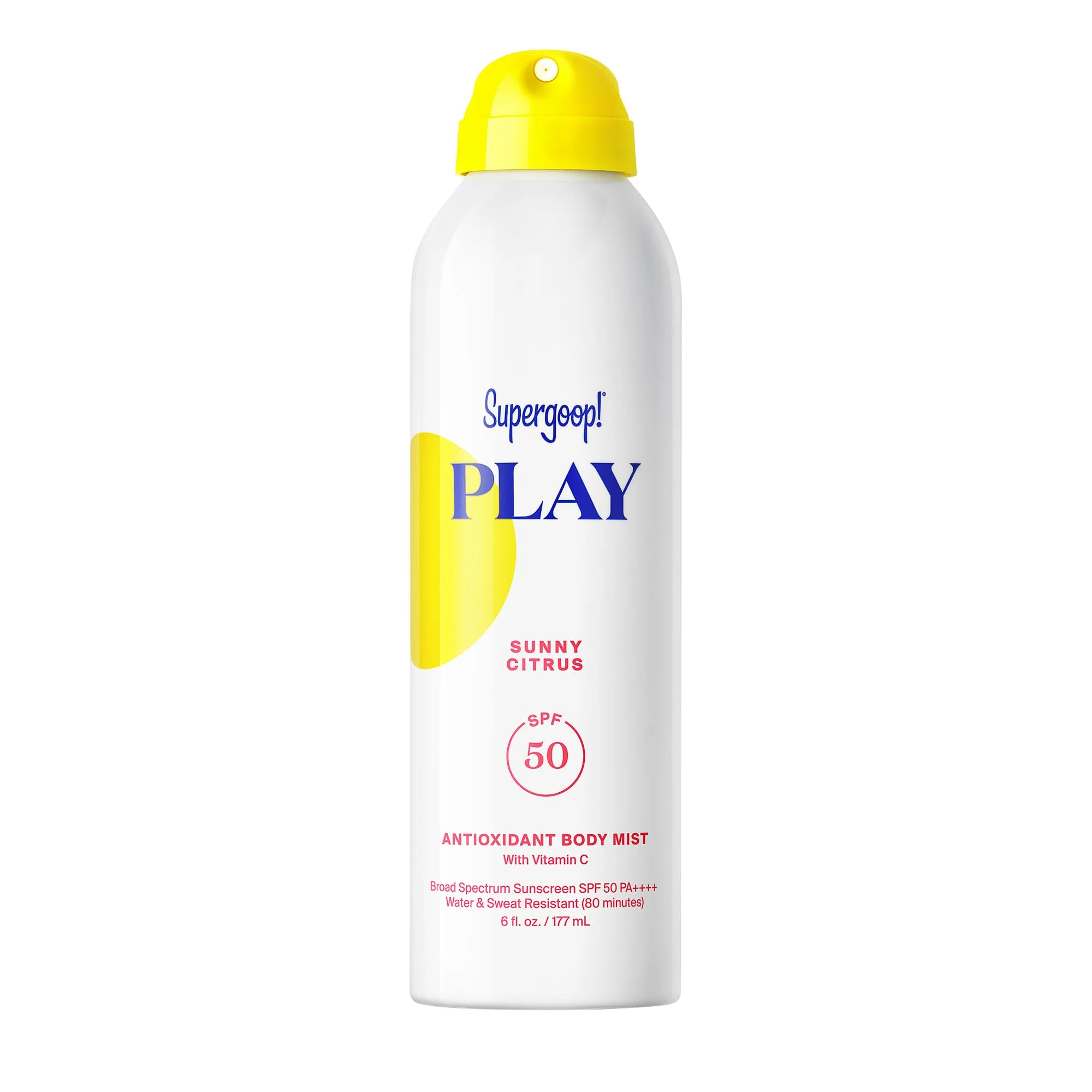 Supergoop! PLAY Antioxidant Body Mist SPF 50 with Vitamin C | Broad Spectrum Sunscreen Spray - main product image
