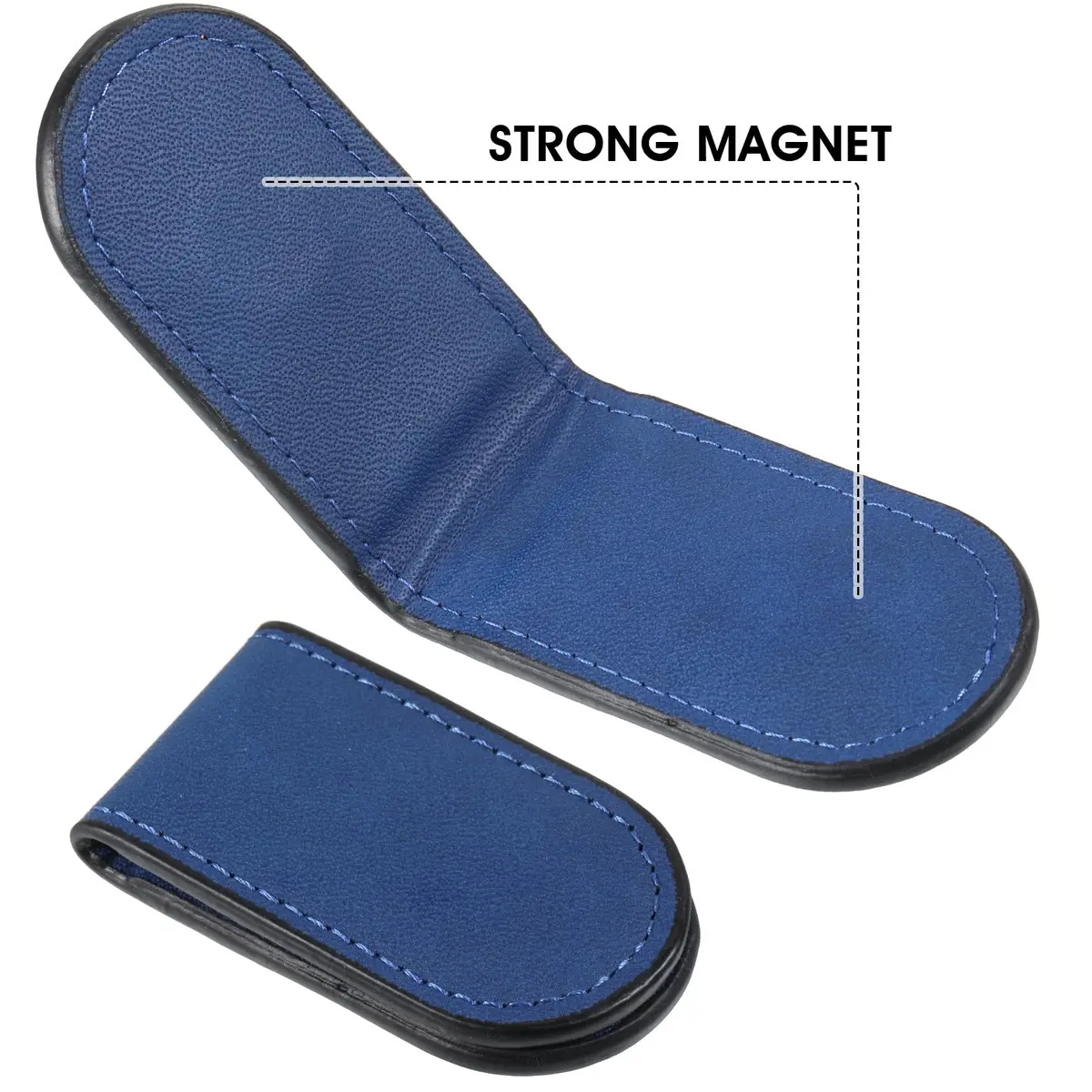 Hpmjz Slim Magnetic Money Clip Leather Wallet for Men | Compact, Durable & Stylish - view 4