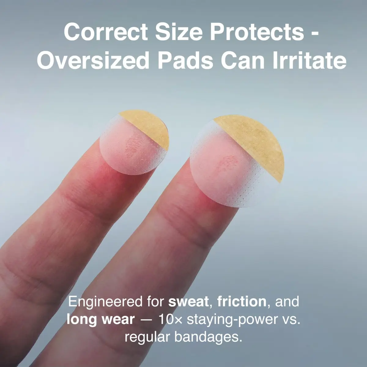 NipEaze Original Sports Nipple Covers - Patented & Proven Chafing Prevention - Regular Size (60 Pairs) | 0.75 Inch Diameter - view 6