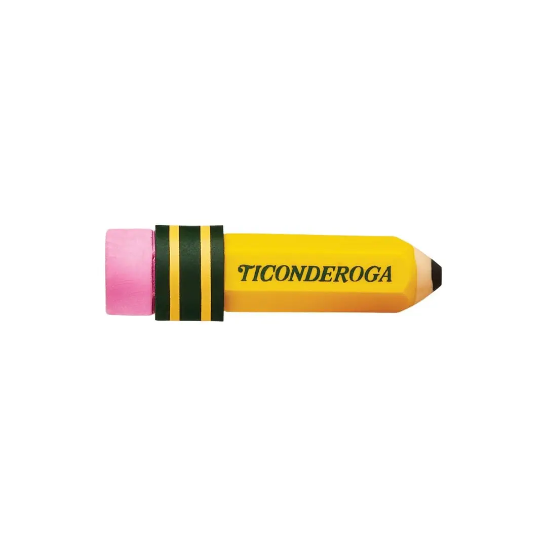 Ticonderoga Pencil Shaped Erasers, 36 Total Erasers (12 Packs of 3) | Smudge Resistant - view 5