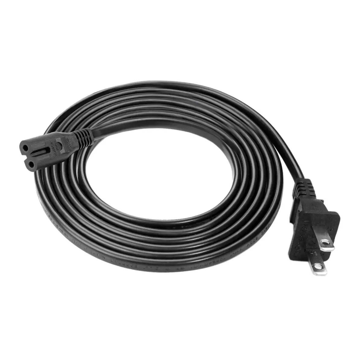 TPLTECH 8ft (2.44m) 2-Prong AC Power Cord | UL Listed Replacement Cable for JBL PartyBox Speakers & Soundbars - view 3