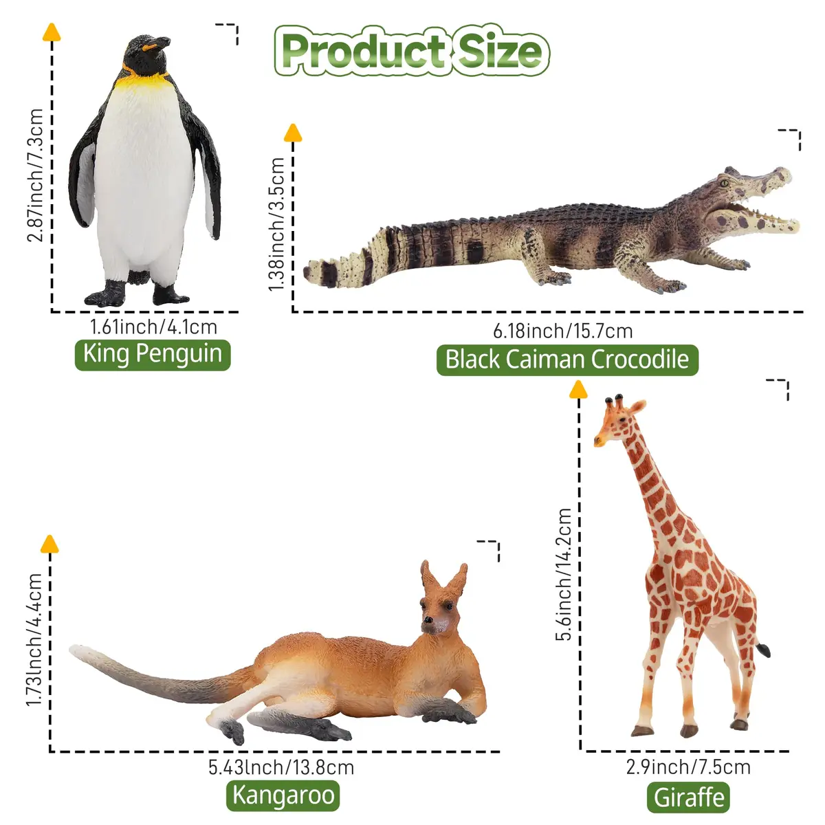 Toymany 9PCS Jungle Animal Figurines for Kids 3-5 | Realistic Safari Animal Set - view 8