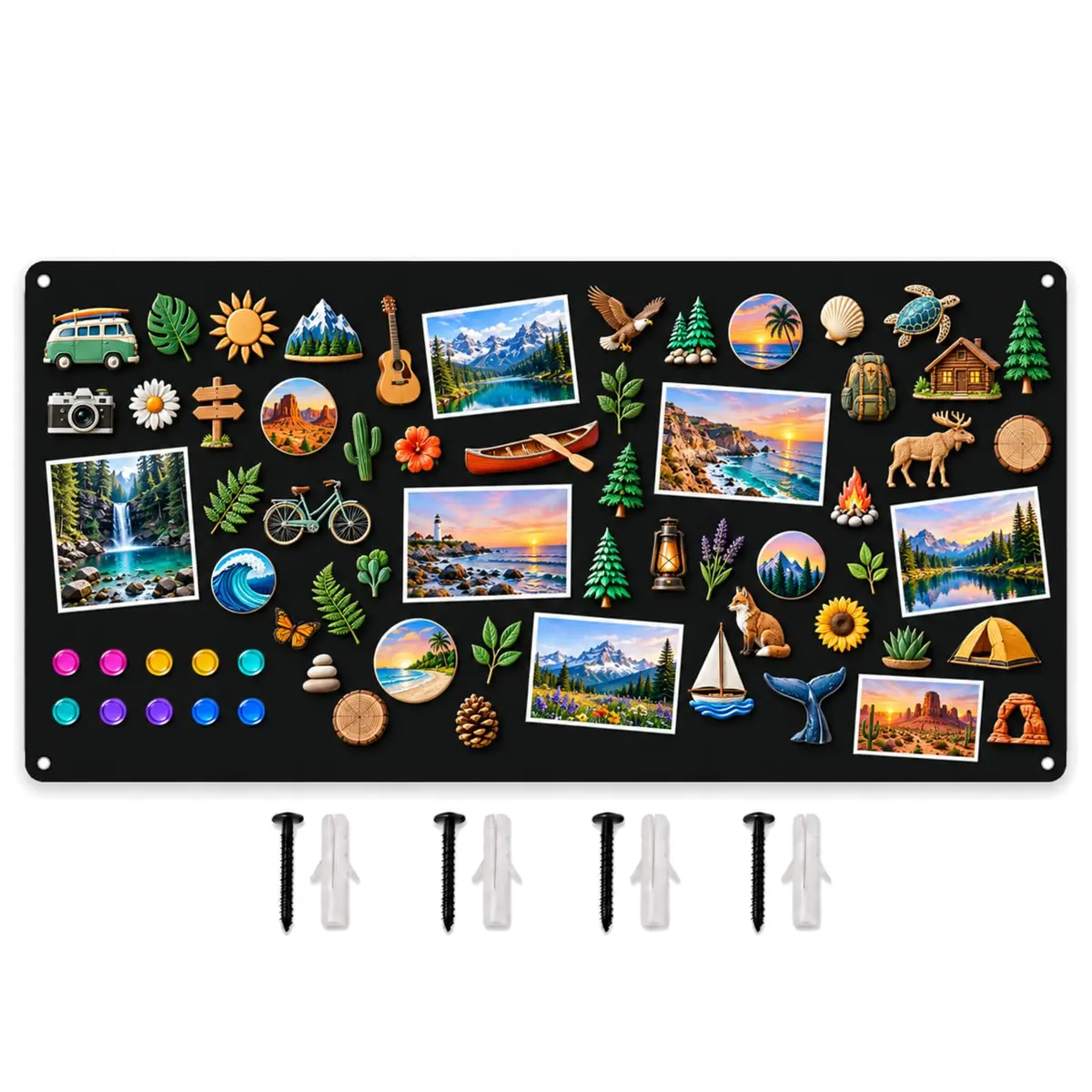 MaxGear Magnetic Board for Wall 39.4 x 19.7 Inch Metal Display Board for Magnets - main product image