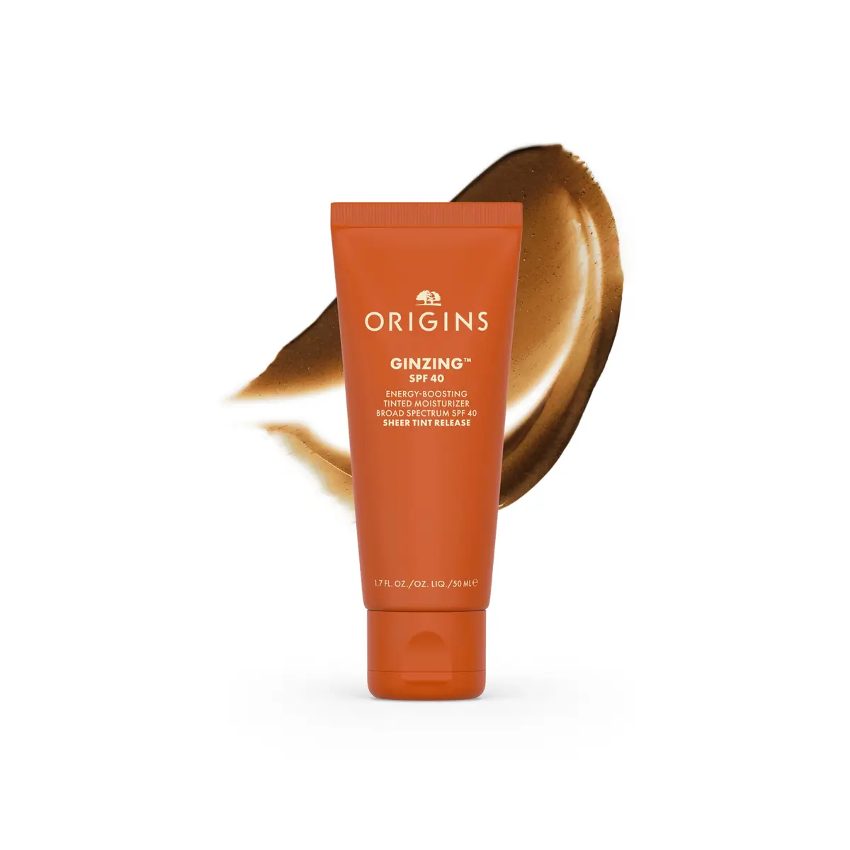 Origins GinZing Energy-Boosting Tinted Moisturizer SPF 40 1.7 Fl Oz | Hydrates & Perfects Skin with Caffeine & Ginseng - main product image