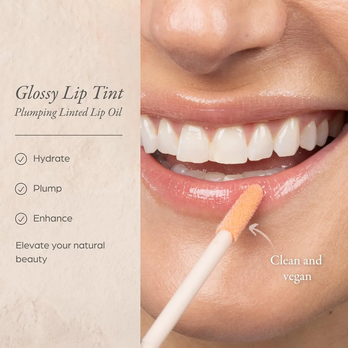 PÜR Glossy Lip Tint & Plumping Lip Oil 1 Fl Oz | Buildable High-Shine Color with Nourishing Skincare - view 2