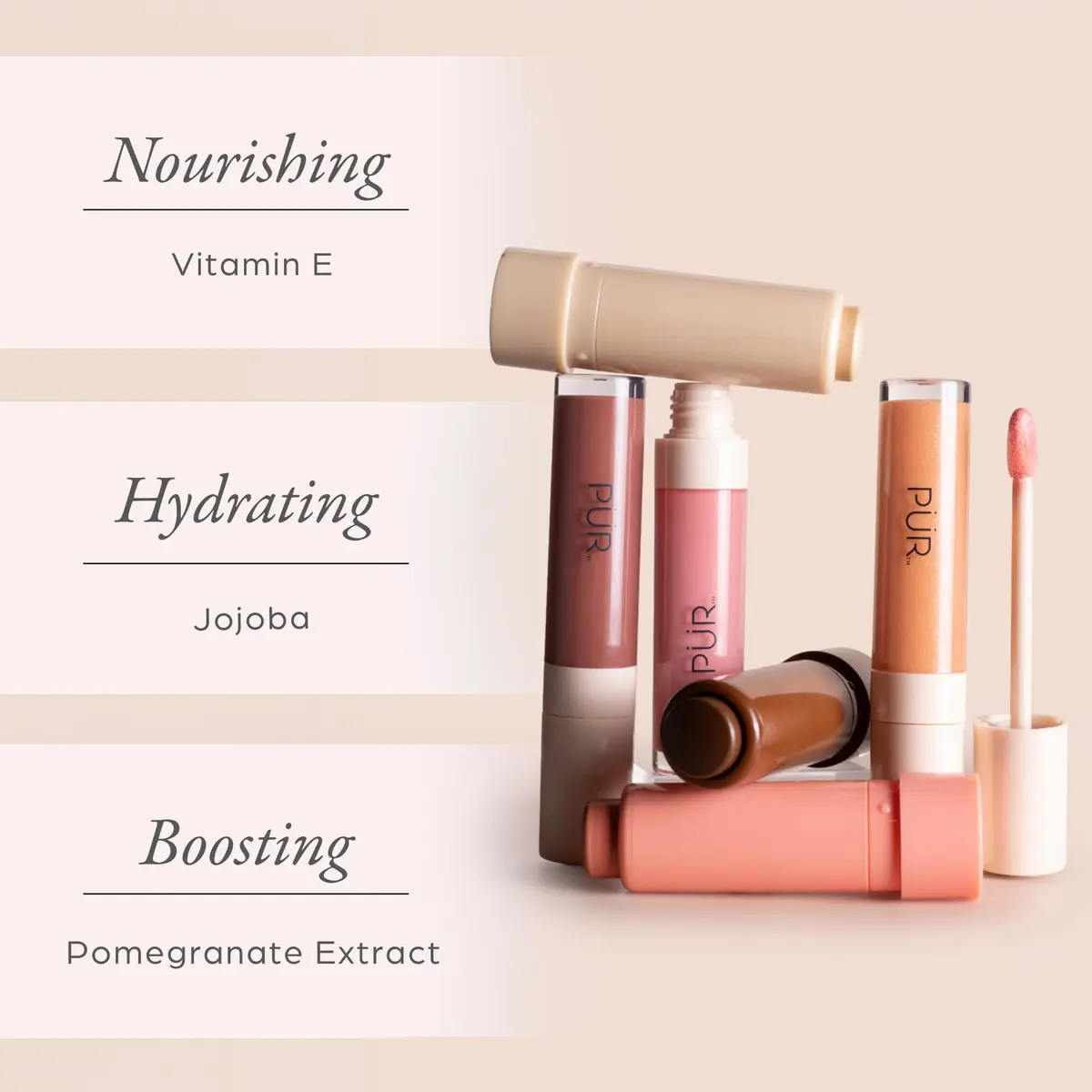 PÜR Glossy Lip Tint & Plumping Lip Oil 1 Fl Oz | Buildable High-Shine Color with Nourishing Skincare - view 4