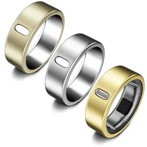 ZOOROO Oura Ring Gen 3/4 Case | Size 6 (3-Pack Gold+Silver+Champagne) - main product image