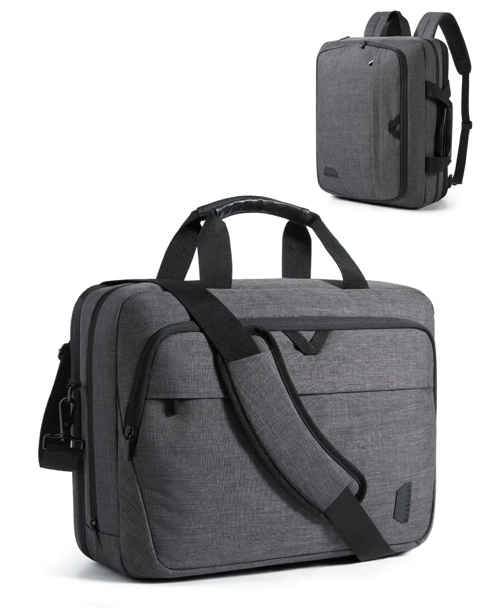 BAGSMART 3-in-1 Expandable Laptop Bag 43.9 cm (17.3 Inch) | Water-Resistant Business Travel Bag - main product image