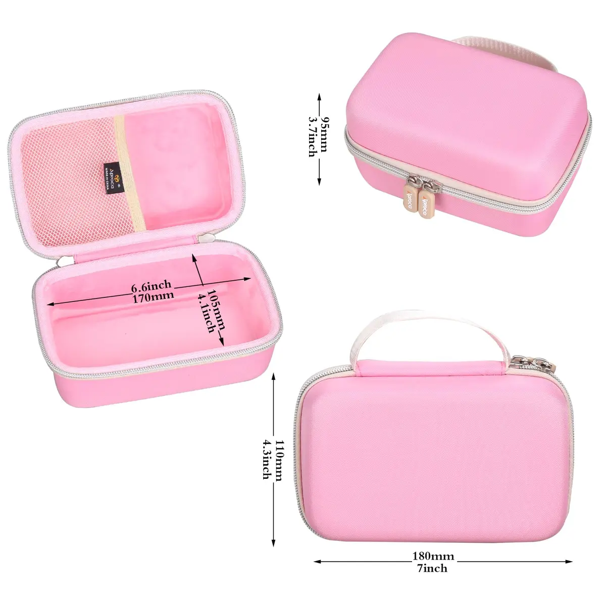Aproca Pink HOME Case for Newbealer Travel Iron Mini Dry Iron | Compact & Durable (70-120 chars) - view 6