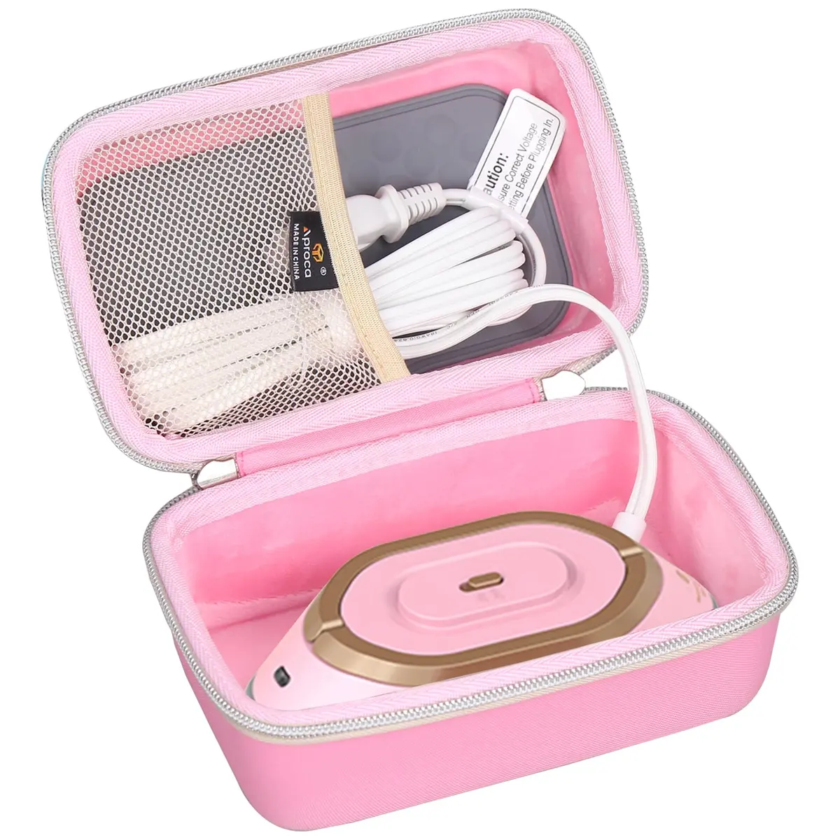 Aproca Pink HOME Case for Newbealer Travel Iron Mini Dry Iron | Compact & Durable (70-120 chars) - main product image