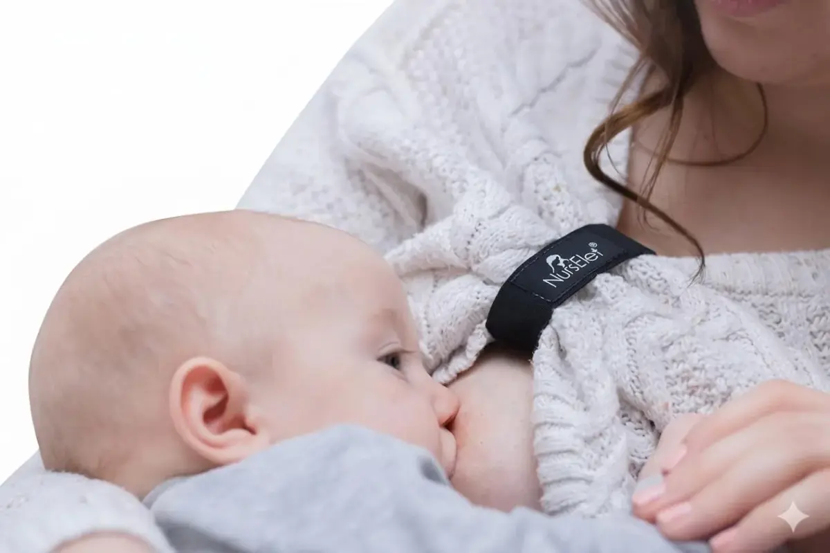 NursElet Nursing Bracelet, Hands-Free Shirt Holder & Reminder, 2 Units (Sweet Dreams) | Patented USA-Made - view 5