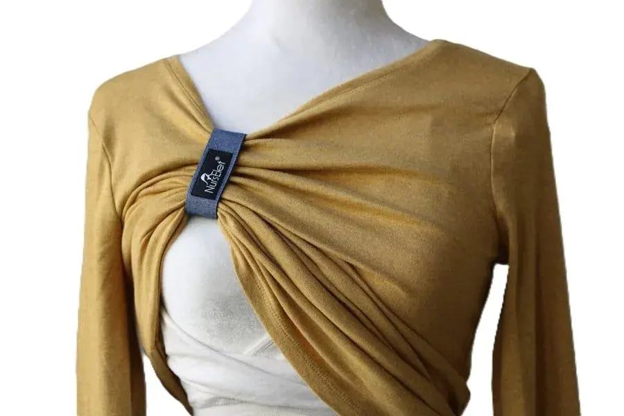 NursElet Nursing Bracelet, Hands-Free Shirt Holder & Breastfeeding Reminder (Denim - 2 Units) - view 3