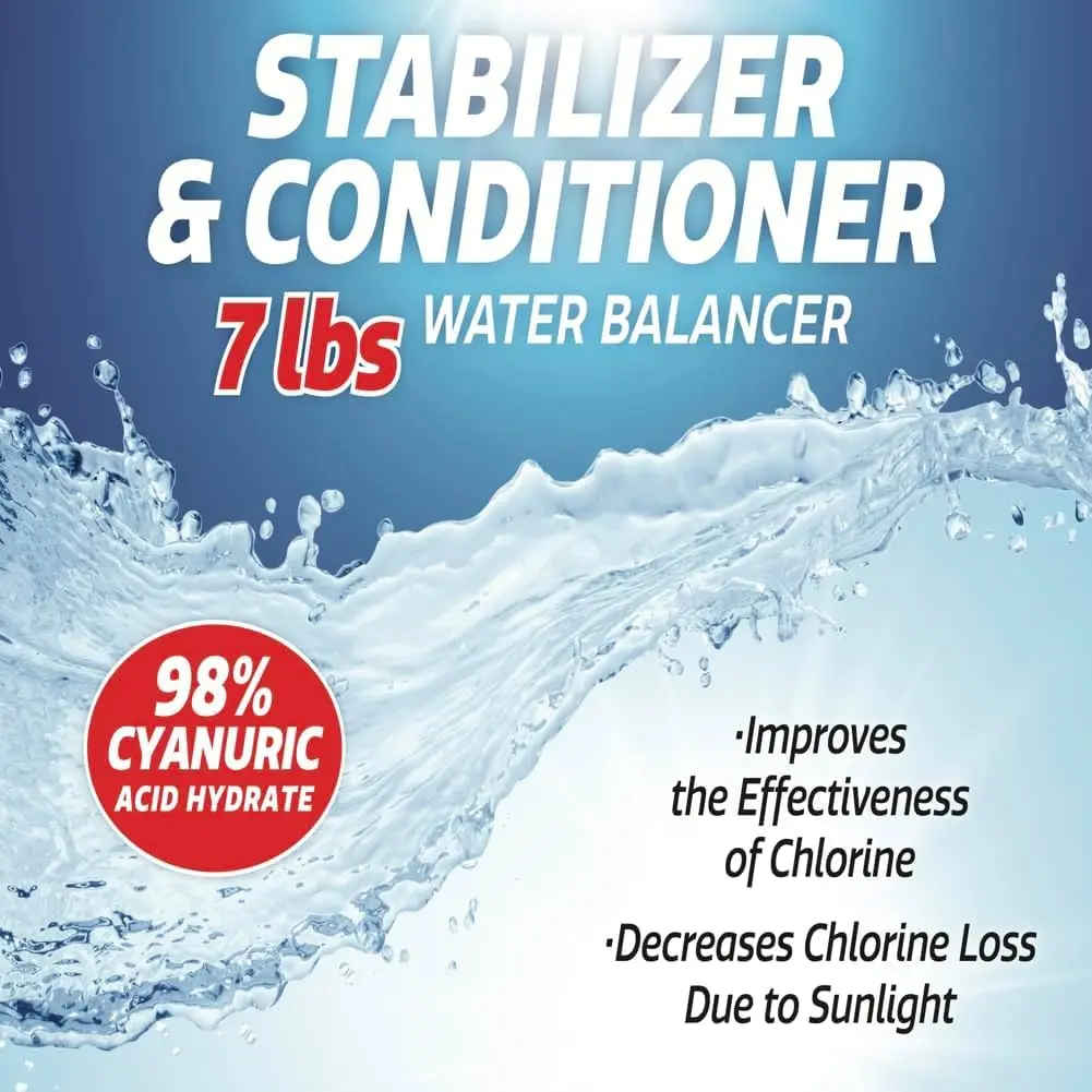 SpaChoice 7-Pounds Pool Stabilizer and Conditioner | Cyanuric Acid for Chlorine Protection (110c) - view 2