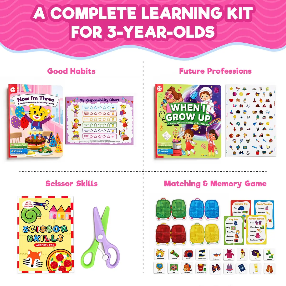 Learnabee Educational Learning Toy for 3 Year Olds | Screen-Free Cognitive & Socio-Emotional Development - view 2