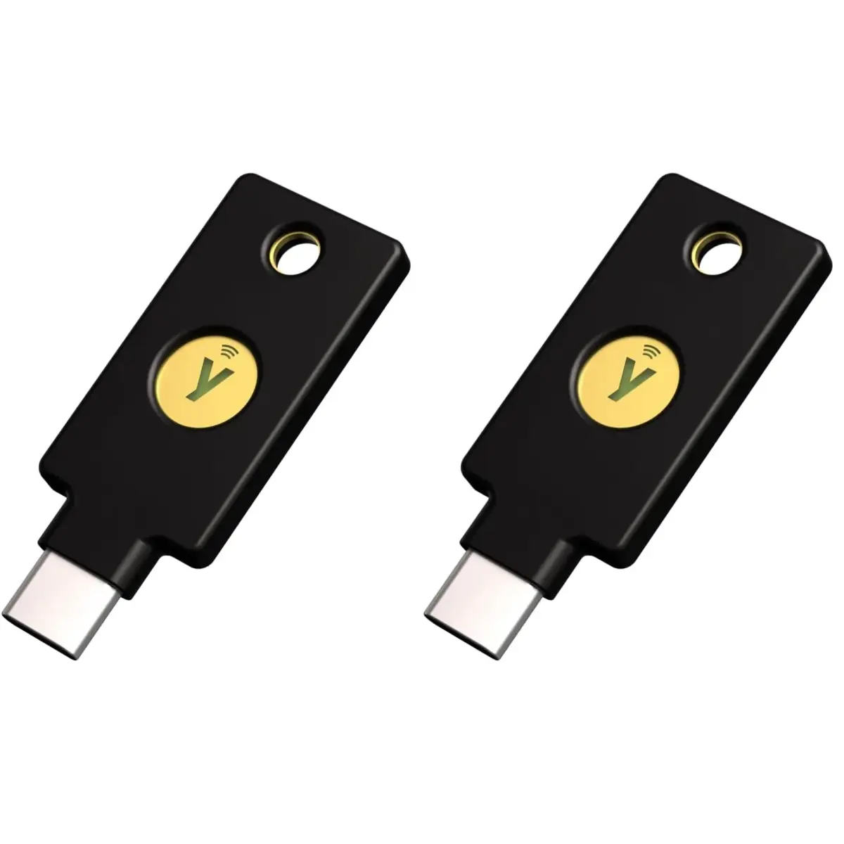 Yubico Security Key C NFC Basic Compatibility Pack of 2 | Multi-Factor Authentication Passkey with USB-C & NFC - main product image