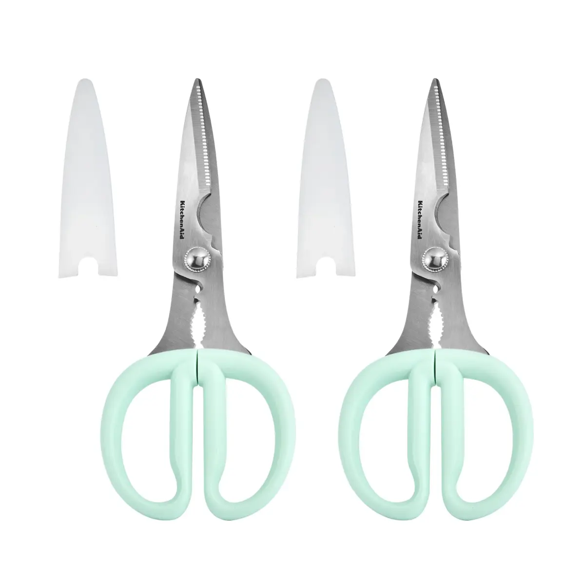 KitchenAid Classic Spearmint Multipurpose Kitchen Shear Set with Herb Stripper, Nutcracker & Bottle Opener - main product image