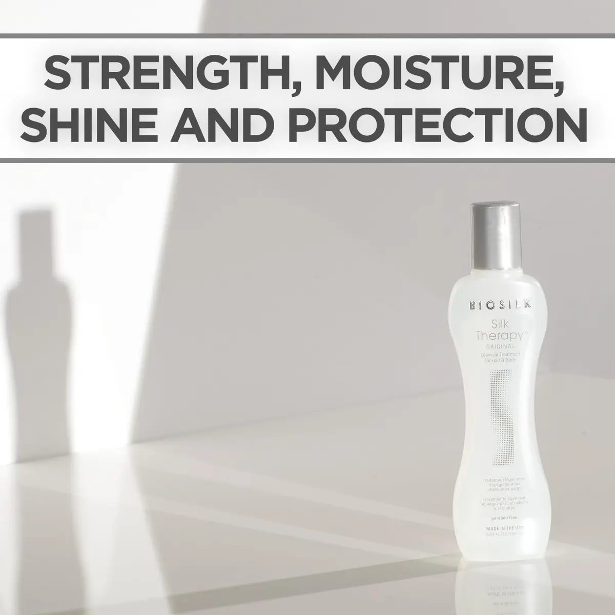 BioSilk Silk Therapy Original Reconstructing Treatment 167ml (5.64 Fl Oz) | Shine & Split End Repair - view 4
