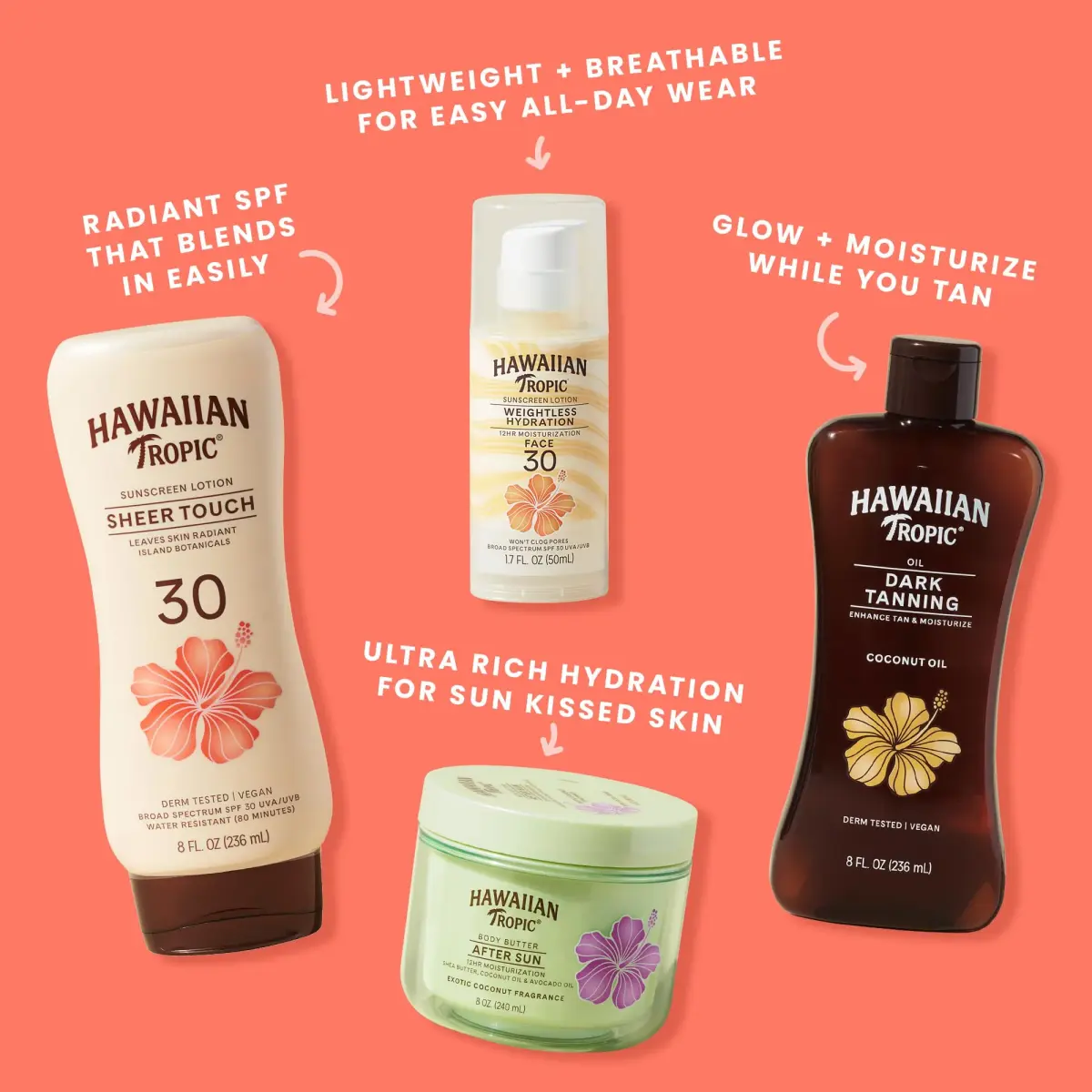 Hawaiian Tropic Sheer Touch SPF 30 Lotion Sunscreen 2.27 kg (8 Fl Oz) Pack of 12 | Broad Spectrum UVA/UVB Protection - view 6