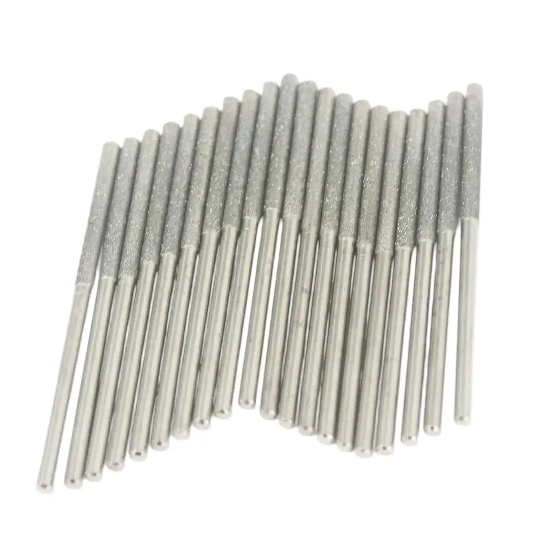 Luo ke 20 Pcs Diamond Mounted Bead Reamer 3.0mm Needle Shape | For Stone, Glass, Ceramics, Jewelry - main product image