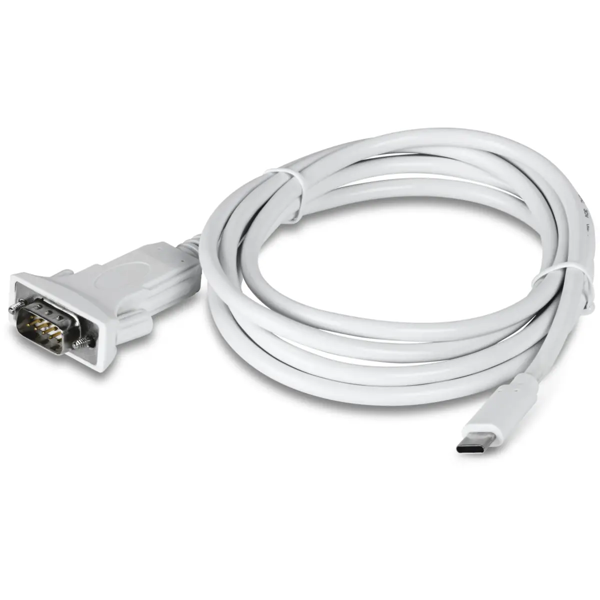 TRENDnet USB Type C to RS-232 DB9 Serial Adapter TUC-S9 1.8m (5.9 ft) | Connect Legacy Devices to Modern Laptops - main product image