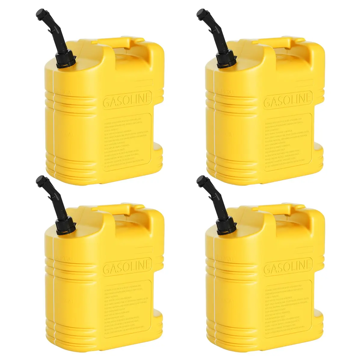 EchoVincio 20L Portable Transfer Tank 5 Gal | Marine & Car Fuel Container with Handle - main product image