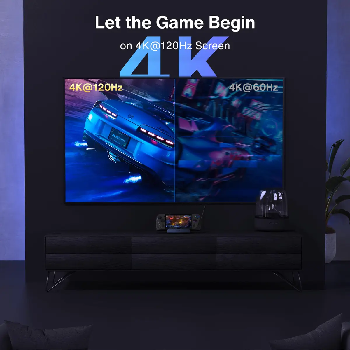 IVANKY 4K@144Hz Steam Deck Dock, 8-in-1 Docking Station with 100W Adapter | Supports Steam Deck & ROG Ally - view 2