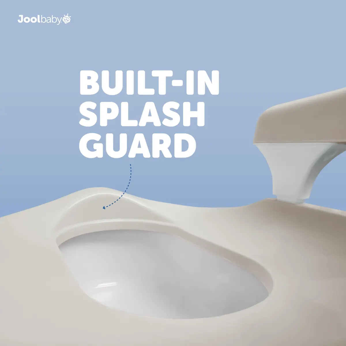 Jool Baby Potty Chair for Toddler Toilet Training - Splash Guard & Back Support (Oatmeal) | Lightweight & Supportive - view 5
