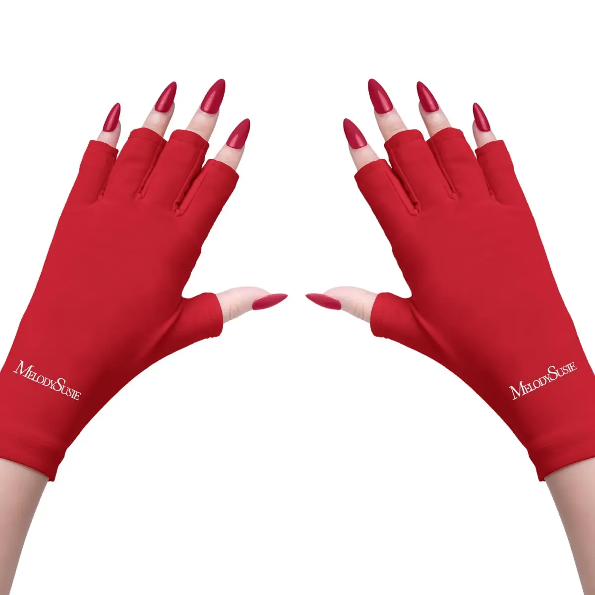 MelodySusie Fingerless UV Protection Gloves for Gel Manicures | UPF 50+ Blocks 99% UV Rays - main product image